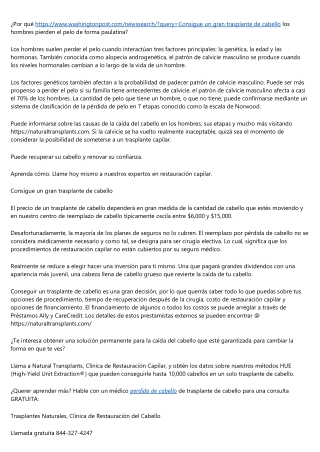 Obtener información gratuita 2021 Costras de Trasplante de Cabello