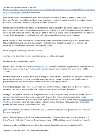 Aprender 2021 Costras de Trasplante de Cabello