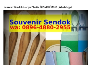 Souvenir Sendok Garpu Plastik ౦89Ϭ•Կ88౦•2955(WA)