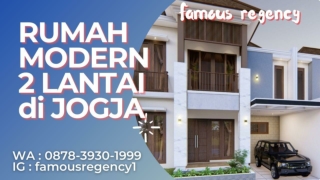 LETAK STRATEGIS, Hubungi 0878-3930-1999, Perumahan Elit Famous Regency Jogja