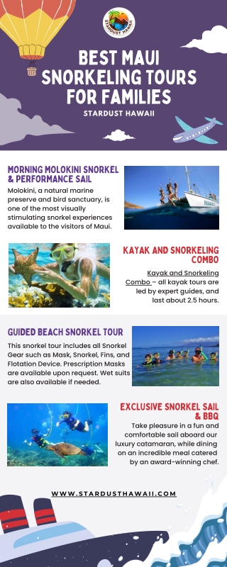 Best Maui Snorkeling Tours for Families | Stardust Hawaii