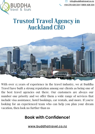 Trusted Travel Agency in Auckland CBD