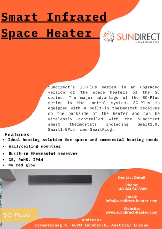 Smart Infrared Space Heater