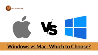 Windows vs Mac - Which to Choose