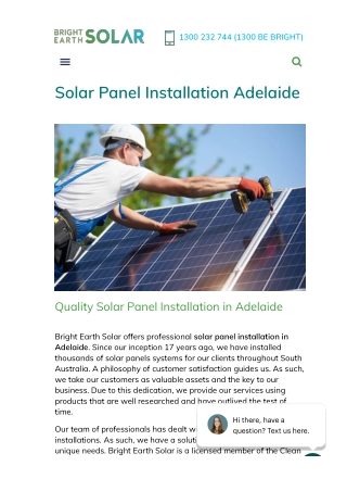 Solar Panel Installation Adelaide