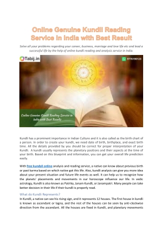 Online Genuine Kundli Reading Service in India with Best Result-converted