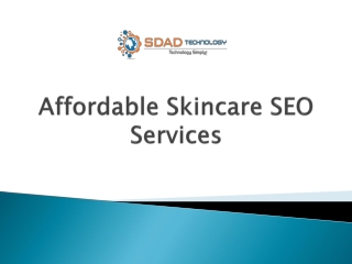 Affordable Skincare SEO Services