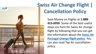 Swiss Airlines Change Flight |Cancellation Policy |Ticket Change Fee