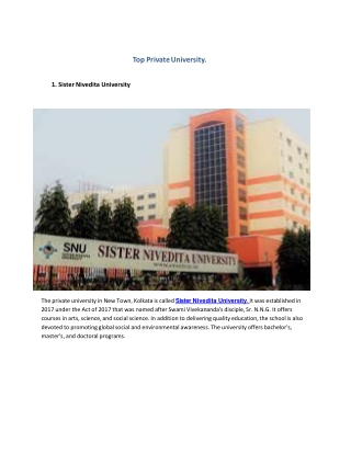 top private university in india