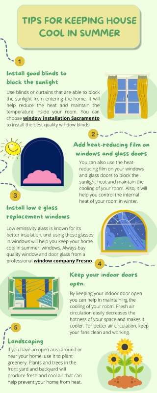 Tips for Keeping House Cool in Summer