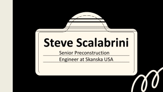 Steve Scalabrini - A Business Leader and Consultant