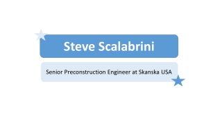 Steve Scalabrini - A Notable Professional From Oakland, NJ