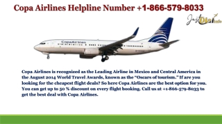Copa Airline helpline number