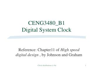 CENG3480_B1 Digital System Clock