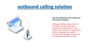 Outbound Calling Solution | Outbound Dialer Software | Outbound Calling Software