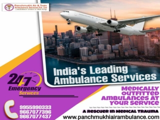 Get Risk Free Evacuation by Panchmukhi Air Ambulance in Kolkata and Raipur