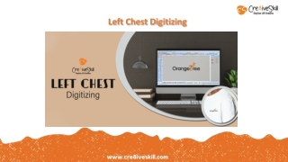 Left Chest Shirt Logo Embroidery Digitizing Services | Cre8iveSkill