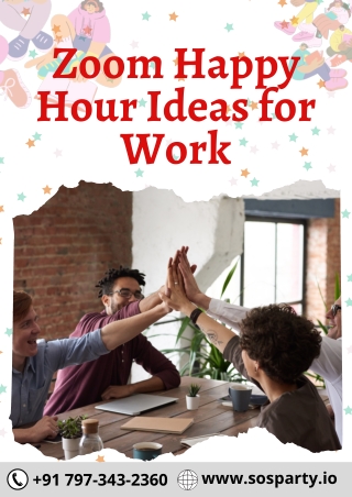 Zoom Happy Hour Ideas for Work