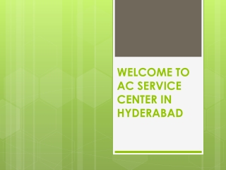 Air Conditioner Service Center in Hyderabad