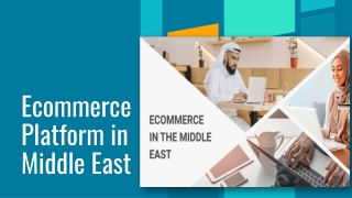 Ecommerce Platform in Middle East