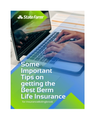 Some Important Tips on getting the best term life Insurance