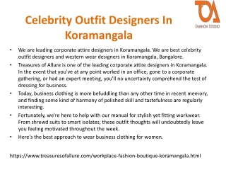 Best Western Wear Designers in Koramangala-Celebrity Outfit Designers in Koraman