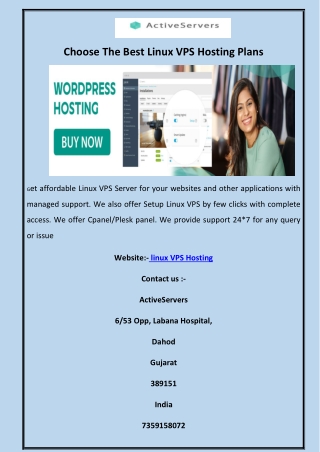 Choose The Best Linux VPS Hosting Plans