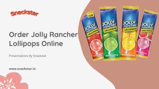 Order Jolly Rancher Lollipops Online