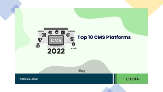Most Popular CMS Platforms