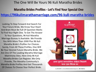 Maratha Brides | 96 Kuli Maratha Brides/Vadhu | 96 Kuli Maratha Divorcee Brides