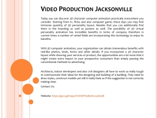 Video Production Jacksonville