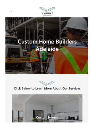 Custom Home Builders Adelaide