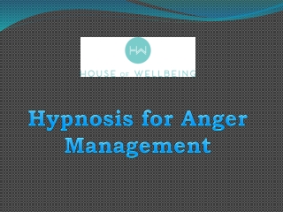 Hypnosis for Anger Management