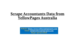 Scraping Accountants Data from Truelocal.com.au