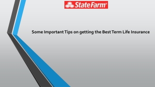 Important Tips to get the best term life Insurance