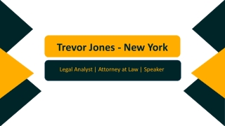 Trevor Jones - New York - A Notable Professional