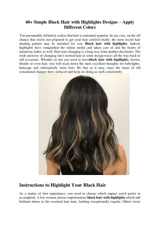 Is black hair with highlights extensions costly?