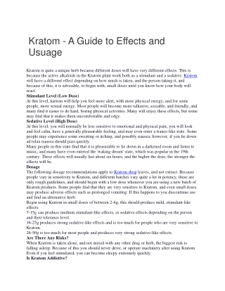 kratom