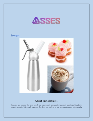 Buy Whipped Cream  Ssesgas
