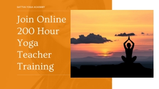 200 hour yoga teacher training online india
