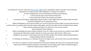 printer offline fix fix