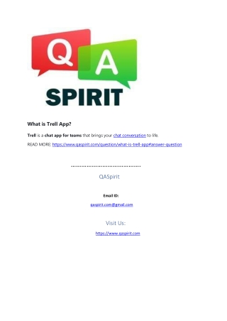 What is Trell App