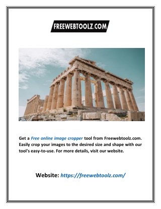 Free Online Image Cropper | Freewebtoolz.com