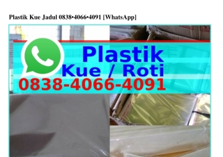 Plastik Kue Jadul