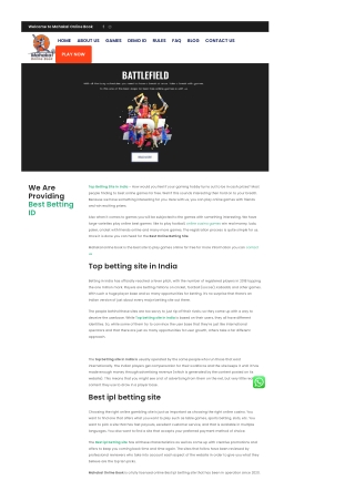 Best IPL Betting Sites in India | Best IPL Betting Site