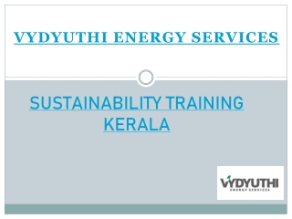 Sustainability Training Kerala | Vydyuthi Energy Services