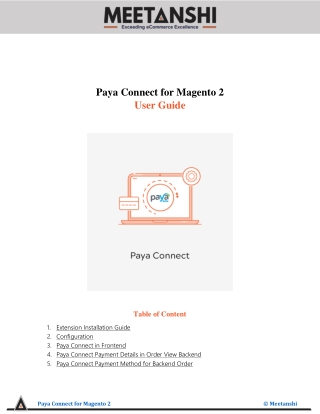 Magento 2 Paya Connect