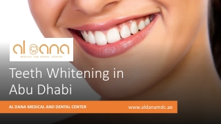 Teeth Whitening in Abu Dhabi
