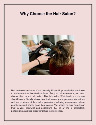 Best Hair Colouring Service In Whitchurch