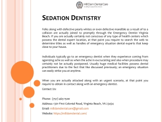 Sedation Dentistry